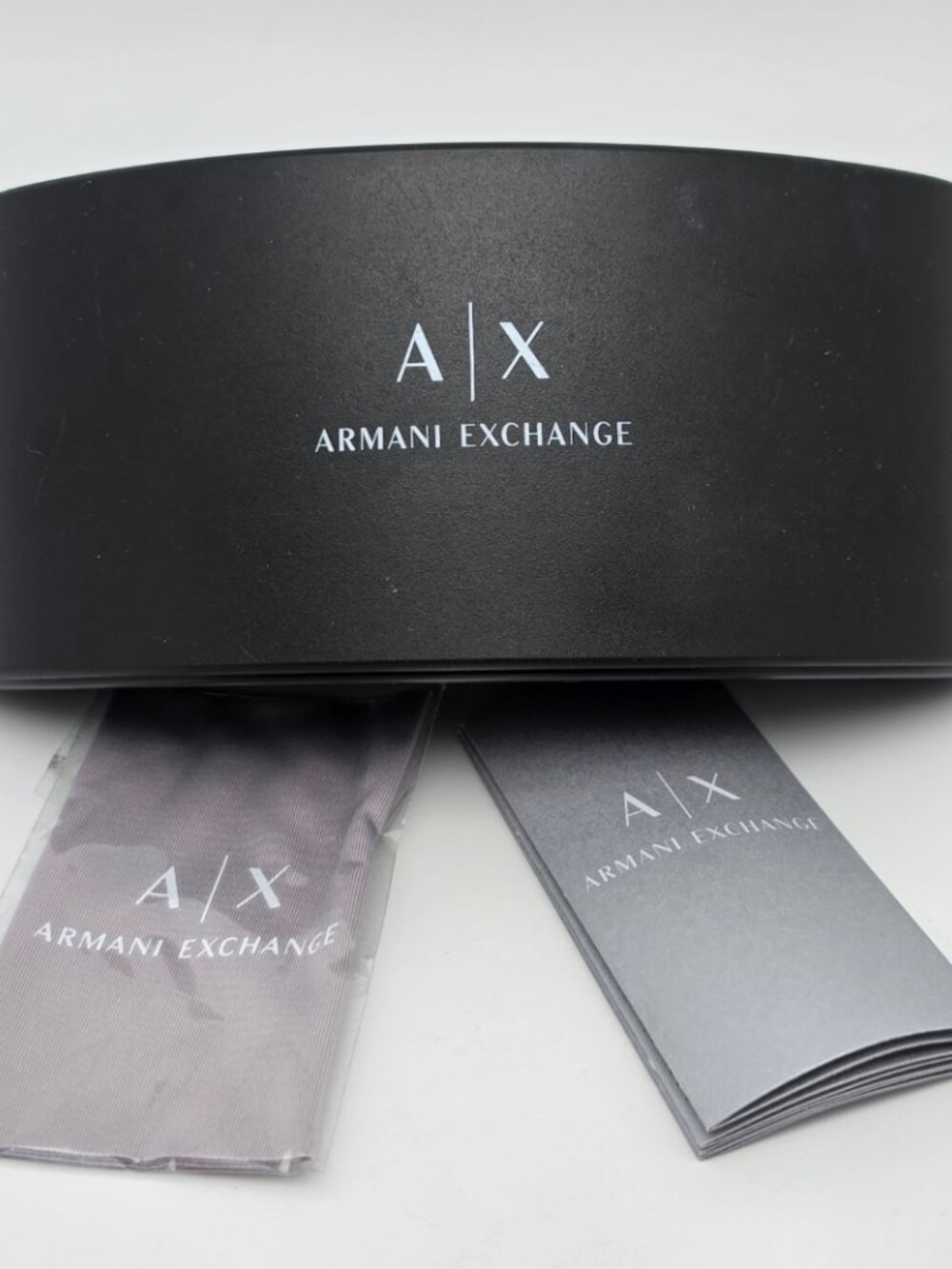 Armani Exchange AX4108S 827487 Red Frame Grey Lens Sunglasses w Case Brazil 57mm - Picture 14 of 15